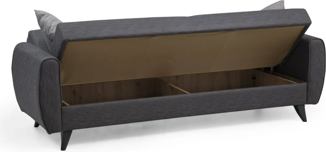 Divan-krevat 3 vendësh, Atelier del Sofa, Alkon, ngjyrë gri e errët