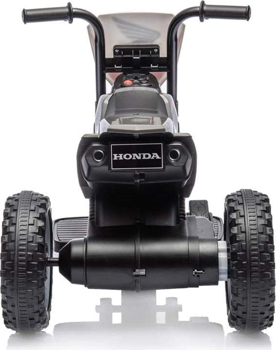 Moto elektrike fëmijësh, Milly Mally Honda CRF 450R, 6V 4.5Ah 30W, shpejtësi 2.5-3 km/h, ngarkesa 25 kg, gri