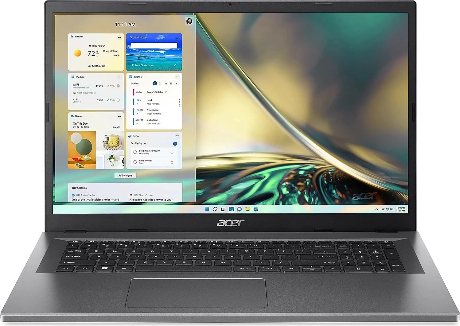 Kompjuter Acer Aspire 3 A317-55P-36NK, 17.3 inç, Ci3, 16GB RAM, 512GB SSD, gri