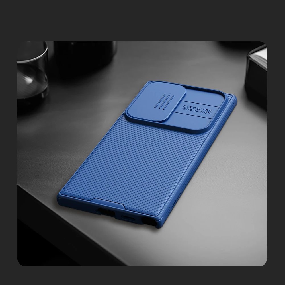 Mbështjellës Nillkin CamShield Pro për Samsung Galaxy S24 Ultra, i zi