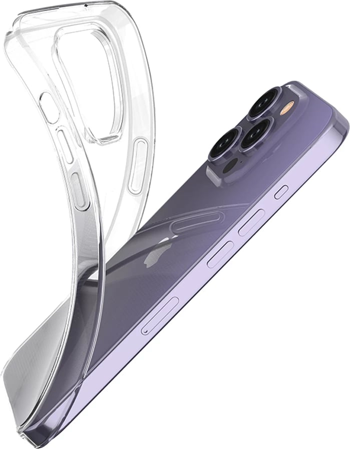 Mbështjellës Hurtel Ultra Clear për iPhone 15 Pro, 0.9mm, Transparent Mbështjellës Hurtel Ultra Clear për iPhone 15 Pro, 0.9mm, Transparent