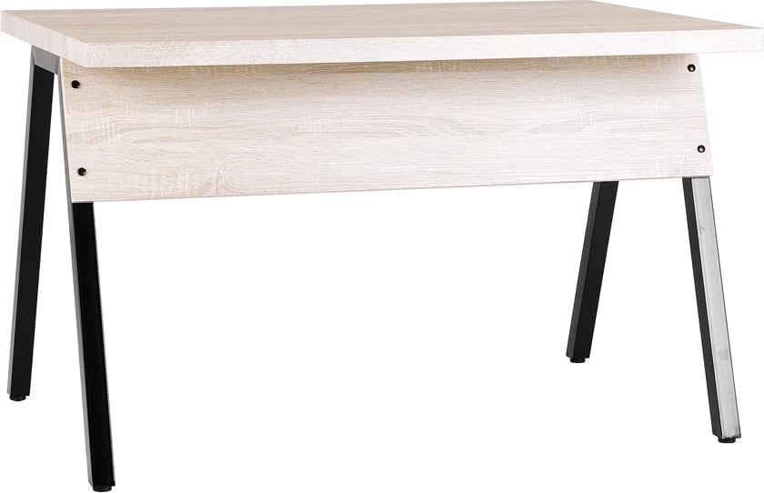 Tavolinë pune ALPHA, ngjyrë sonoma e zezë, 120x76x74