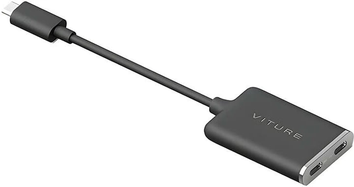 Adapter USB-C Viture One-CtoG-Adp-Blk për syze XR, i zi