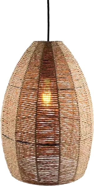 Dritë tavani Ropal, ngjyrë natyrale, D29x40cm Dritë tavani Ropal, ngjyrë natyrale, D29x40cm