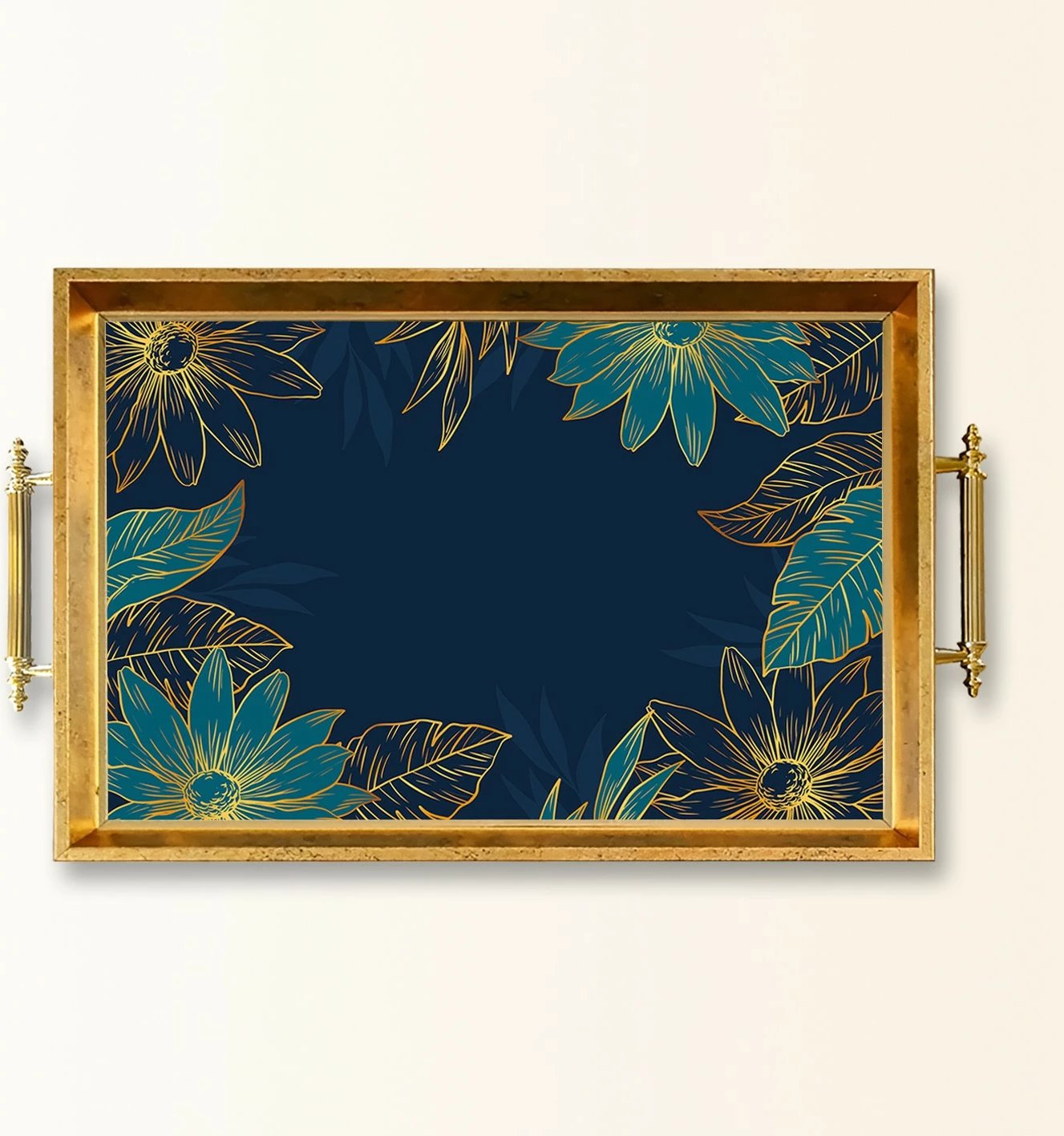 Tabaka dekorative prej qelqi, Aberto Design, TPEA9772, shumëngjyrëshe