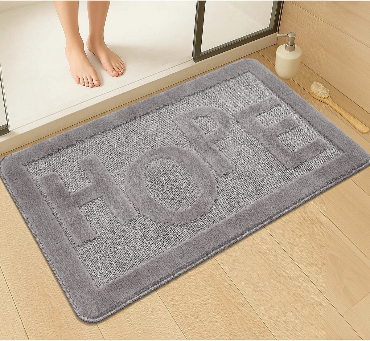 Tapet për banjo, Mijölnir Hope, ngjyrë gri, 60x100cm