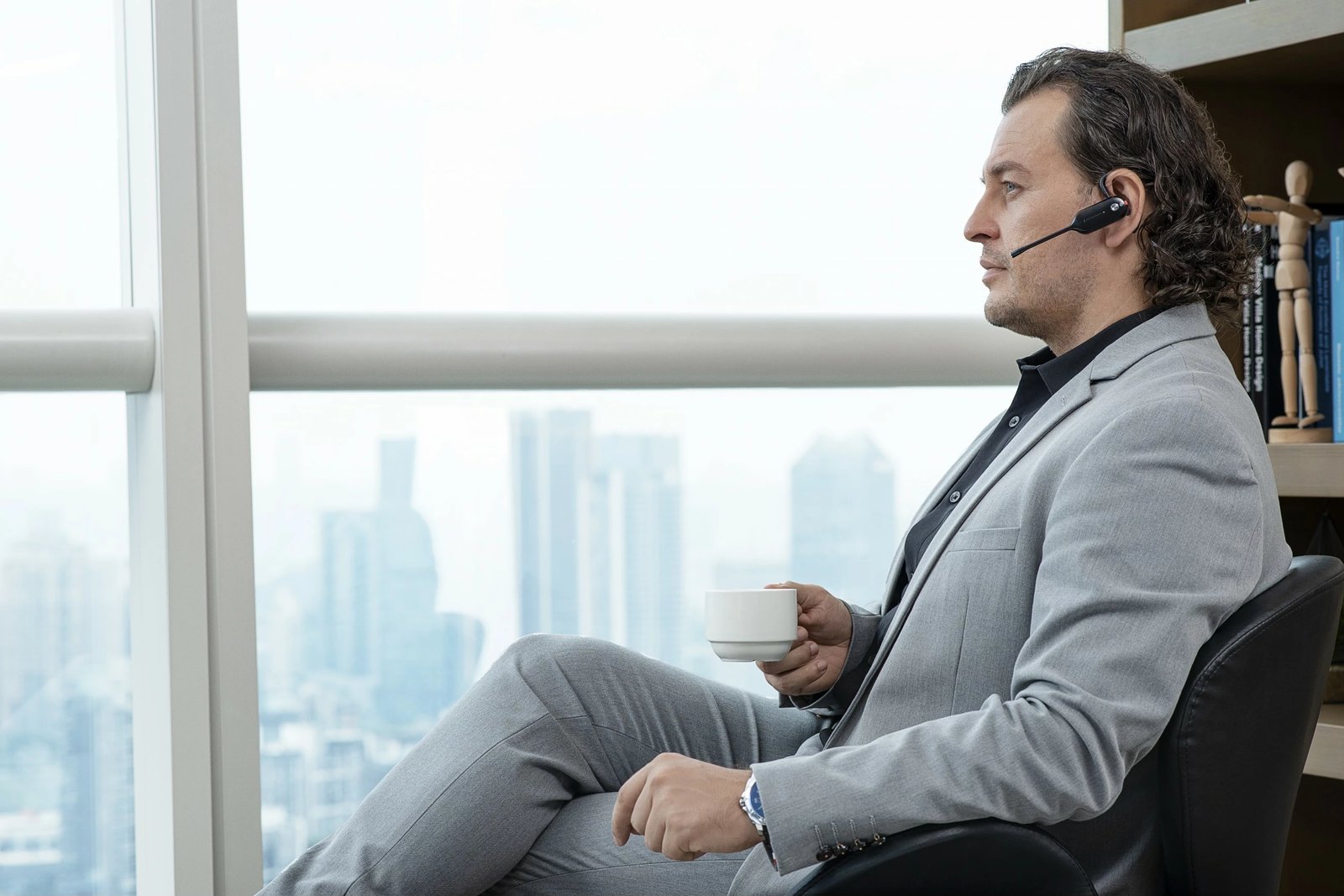 Kufje pa tela Yealink WH67, Office/Call center, e zezë Kufje pa tela Yealink WH67, Office/Call center, e zezë