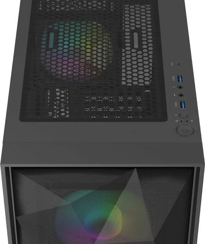 Kasë Natec Genesis Diaxid 605 ARGB, Midi Tower, e zezë Kasë Natec Genesis Diaxid 605 ARGB, Midi Tower, e zezë