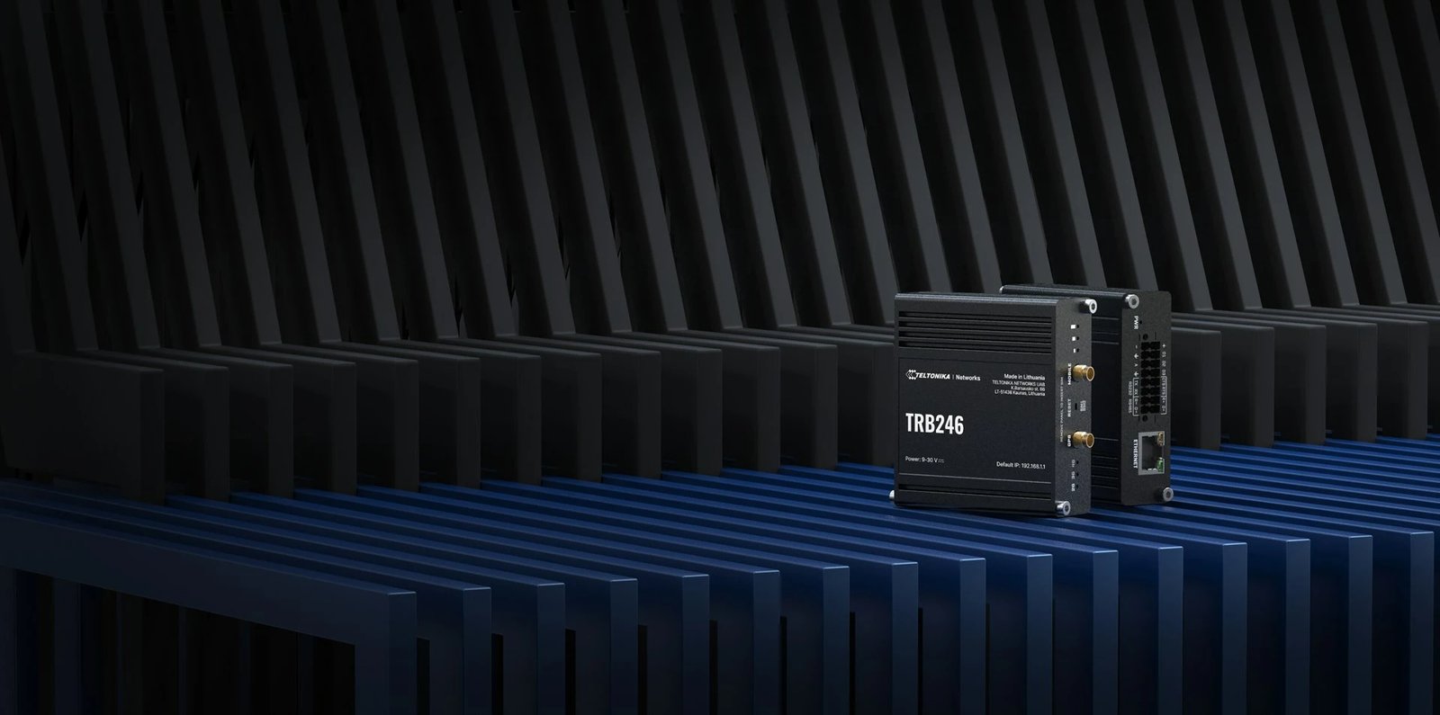 Router industrial Teltonika TRB246, IoT LTE Cat 4, 1x RJ45, IP30, Alumini