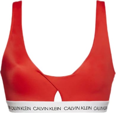Bikini e sipërme për femra Calvin Klein Jeans, e kuqe