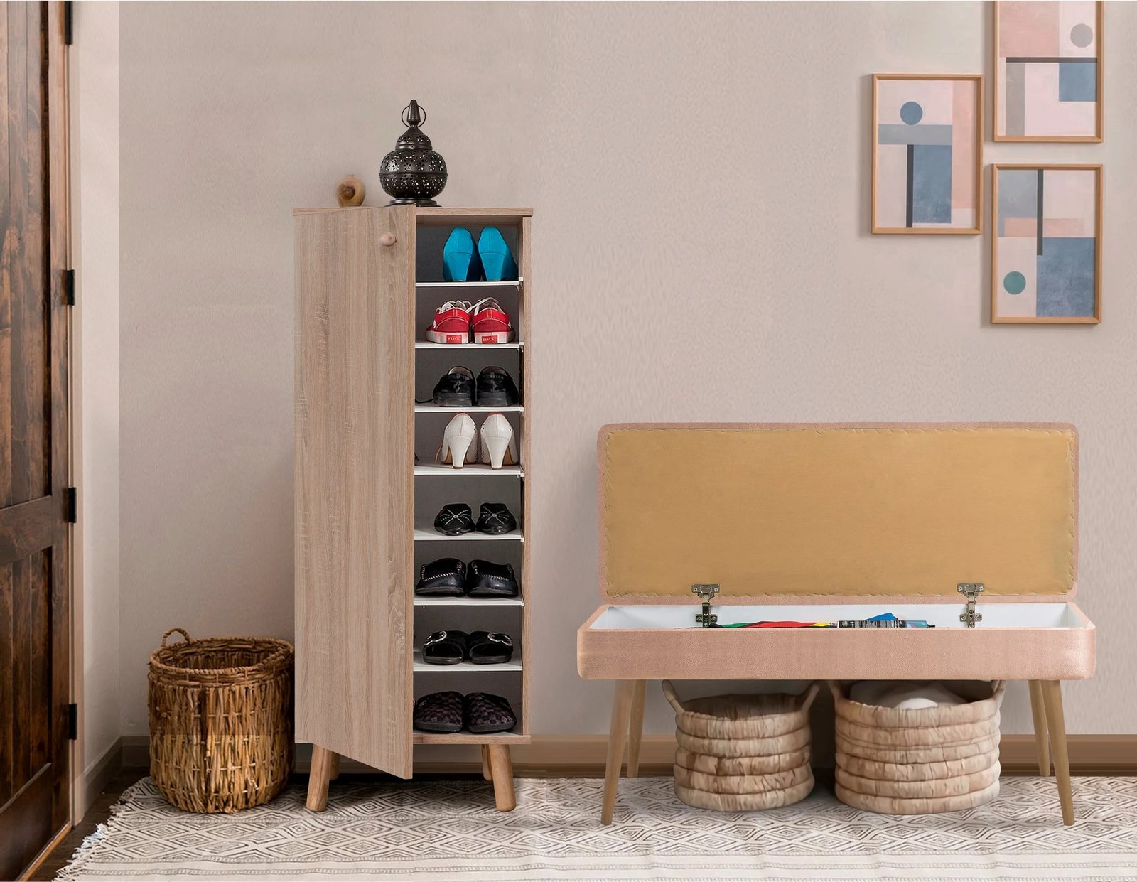 Set mobiljesh për korridor, Sonomo/Stone, Skye Decor, 200-0900