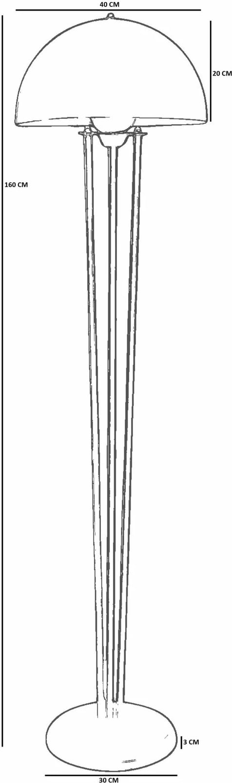 Llambë dyshemeje Opviq, portokalli, 8927-2