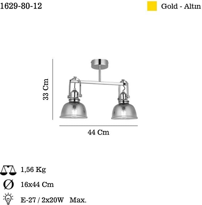 Llambadar Opviq, Mago - 80-12, ngjyrë antike