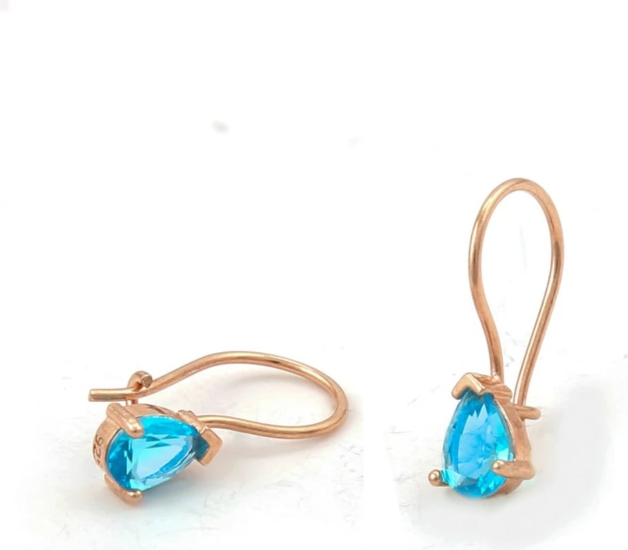 Set varëse dhe vathë argjendi, ngjyrë ari rozë dhe kaltër, Jumeon, 11417MAVI