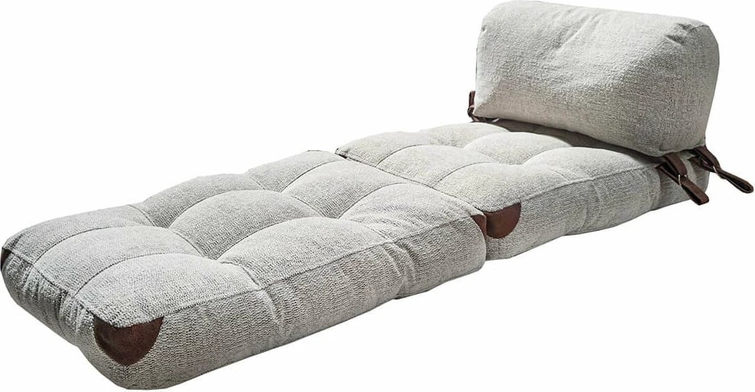 Krevat-karrige një vendës, Atelier del Sofa, Teddy Fold, ngjyrë gri