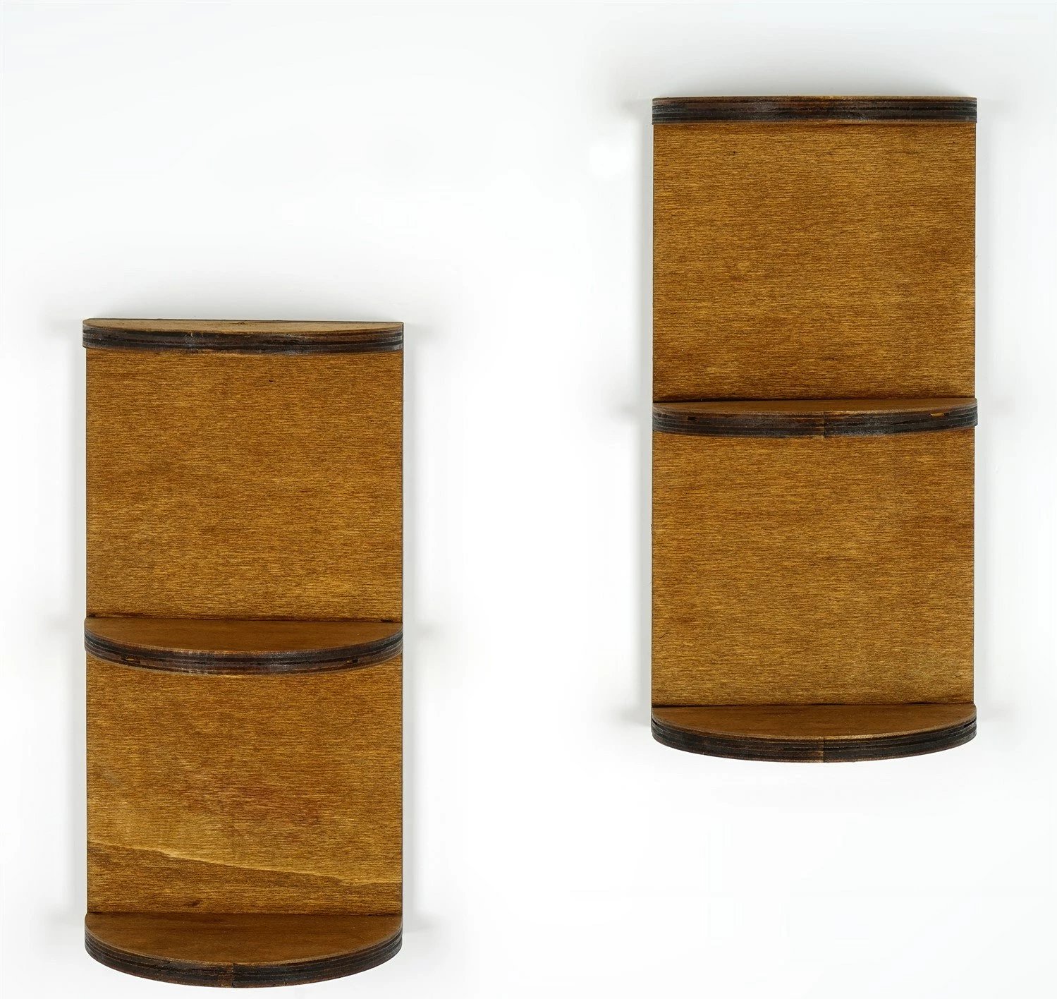 Raf muri, ngjyrë arre, Skye Decor, 2 copë, Raf259