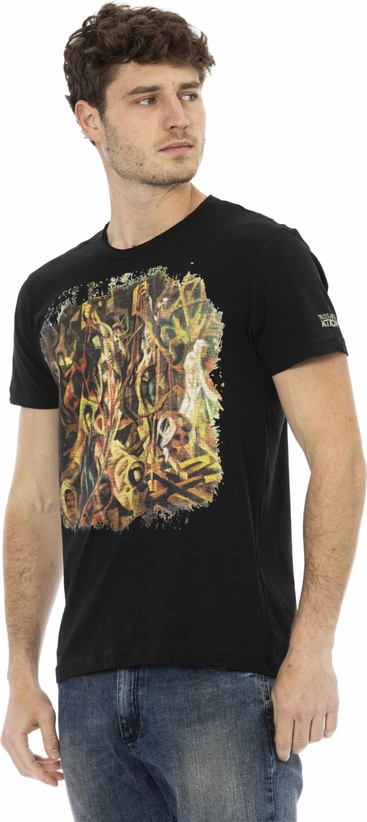 Maicë për meshkuj Trussardi Action, e zezë