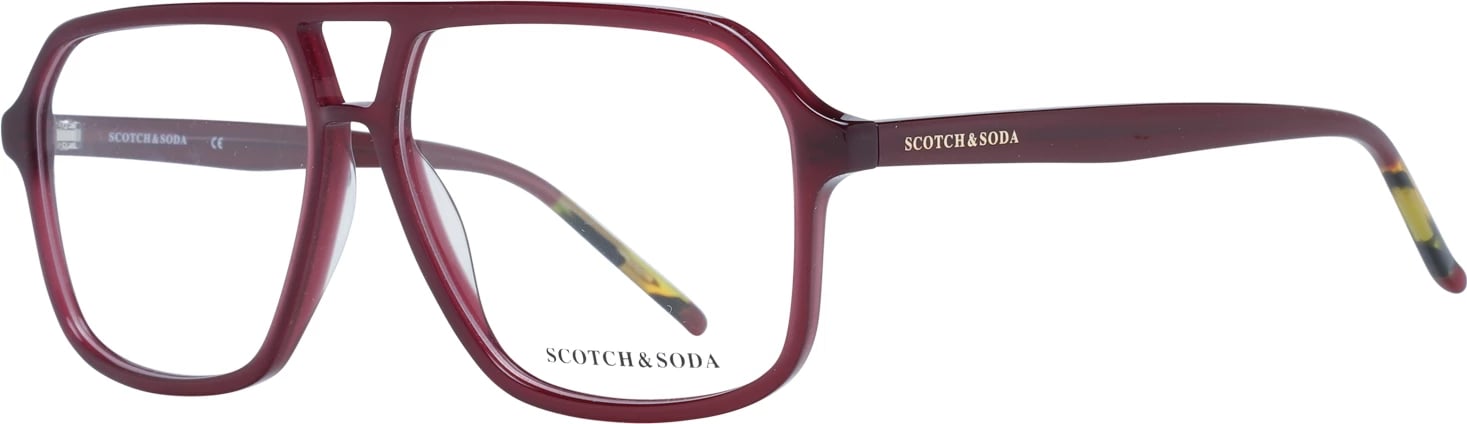 Korniza optike për meshkuj Scotch & Soda, e kuqe