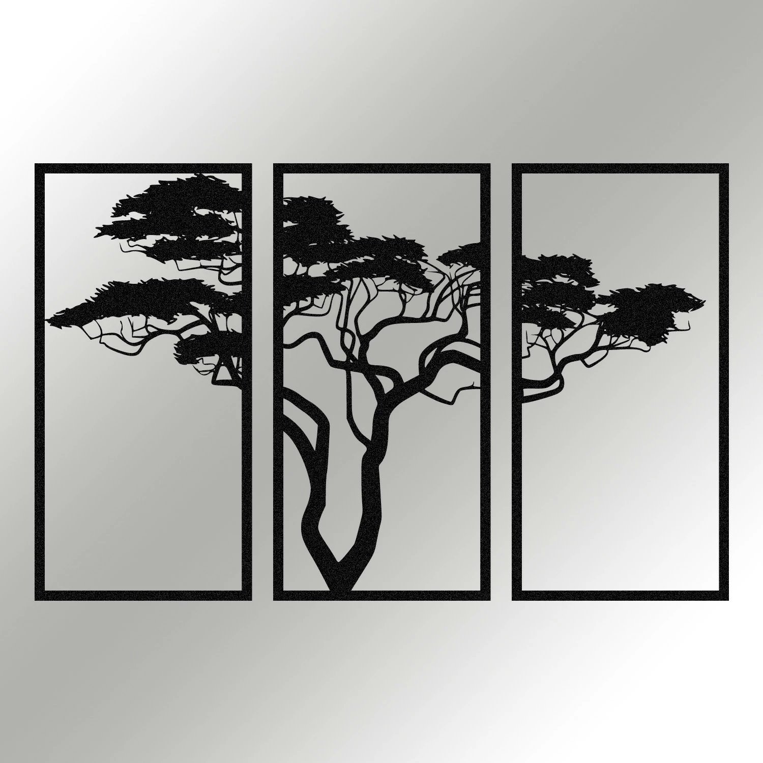 Aksesor dekorativ metalik për mur Wallity, Cınarci