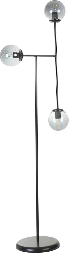 Llambë dyshemeje Opviq, ngjyrë e zezë dhe fume, 168cm, 8821-4