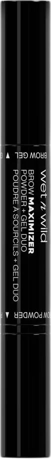 Xhel dhe pluhur për vetulla Wet n Wild Brow Maximizer Powder + Gel Duo për femra Neutral Brown 4.3ml