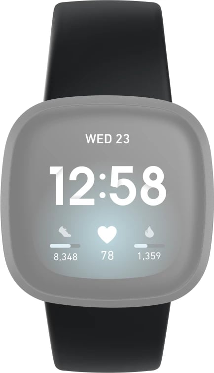 Rrip Hama për FitBit Versa 3, 4, Sense, Sense 2, i zi