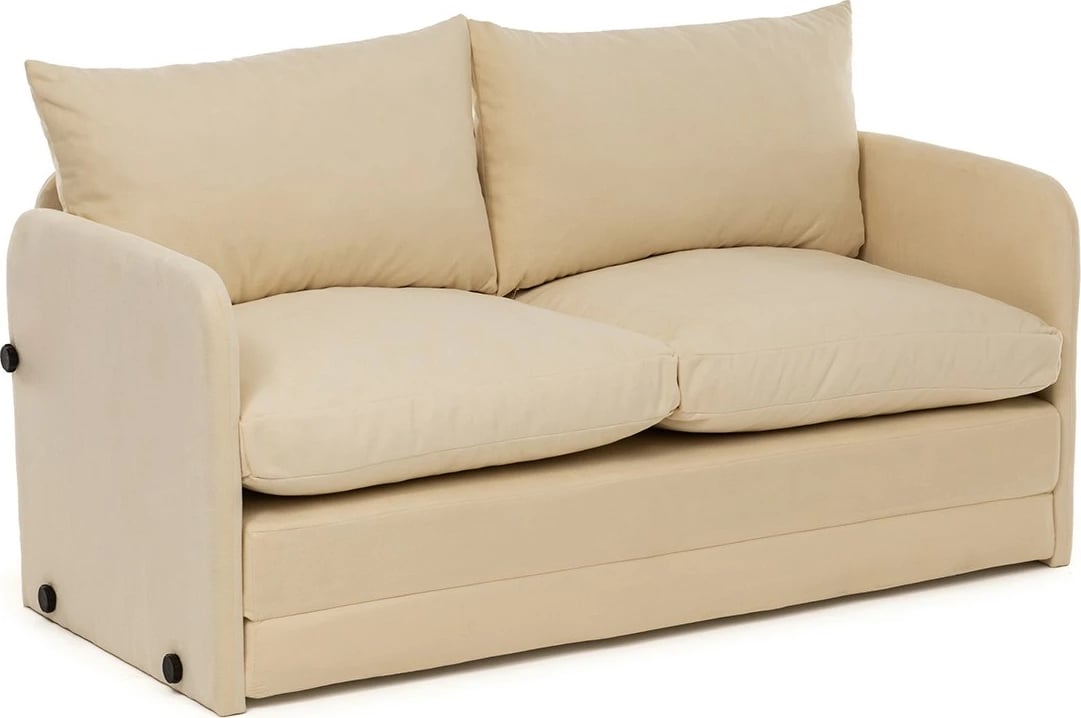 Divan-krevat dy ulëshe, ngjyrë krem, Saga, Atelier del Sofa