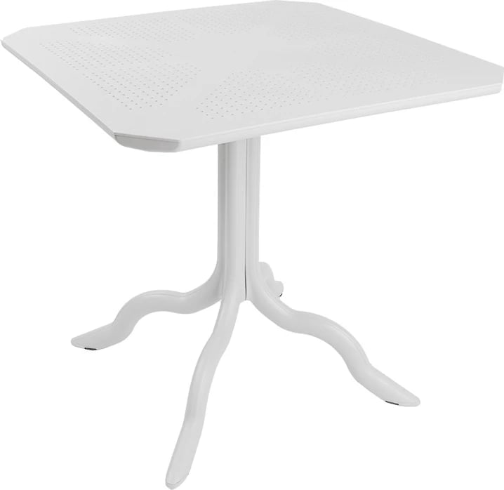 Tavolinë me karrige Icon-Halcyon, 5 copë, PP, ngjyrë e bardhë