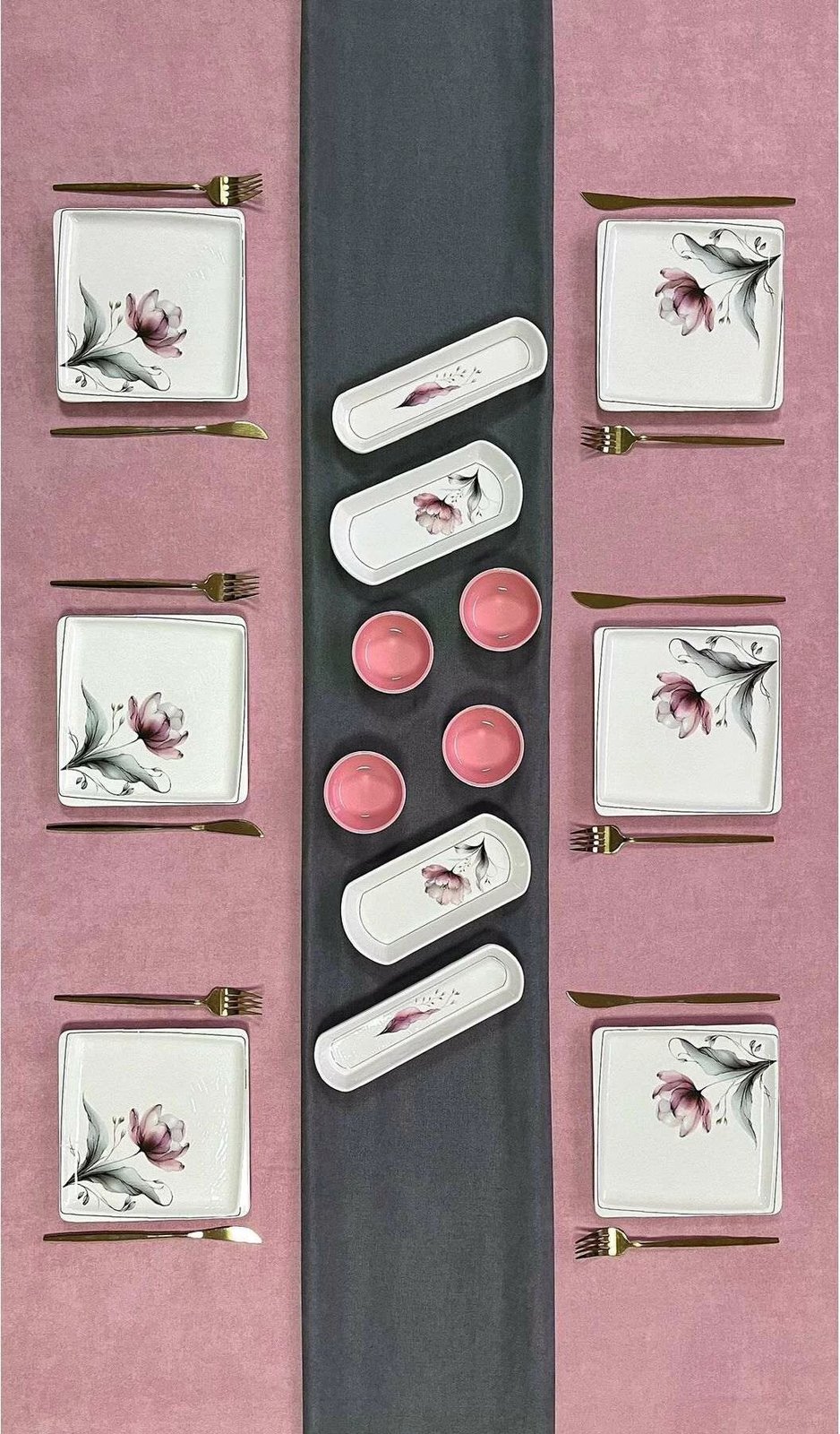 Set mëngjesi 14 pjesësh, Hermia Concept, ViventeLux14