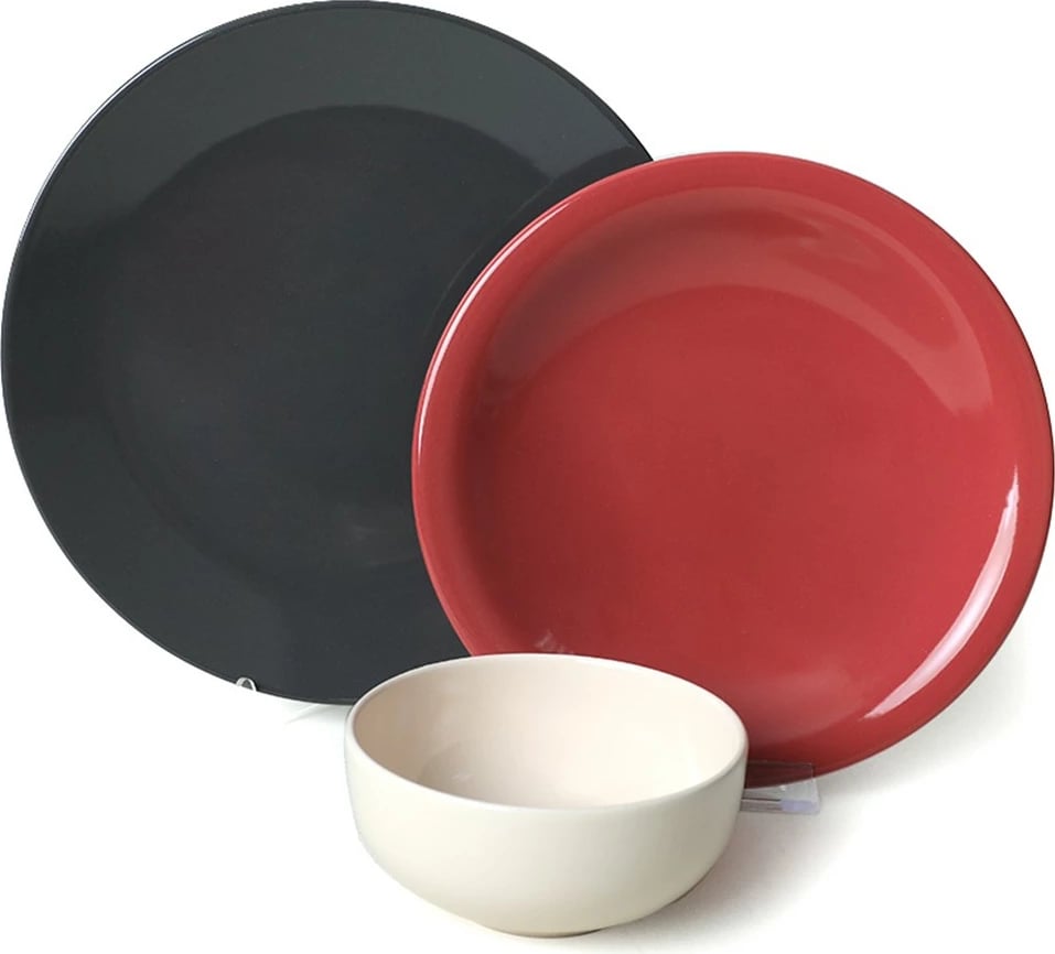 Set enësh për drekë, qeramikë, 18 copë, Hermia Concept, X0001509100000000000000000