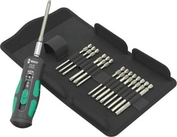 Set veglash Wera Kraftform Safe-Torque Speed, 16 copa, kasë bartëse, e zezë