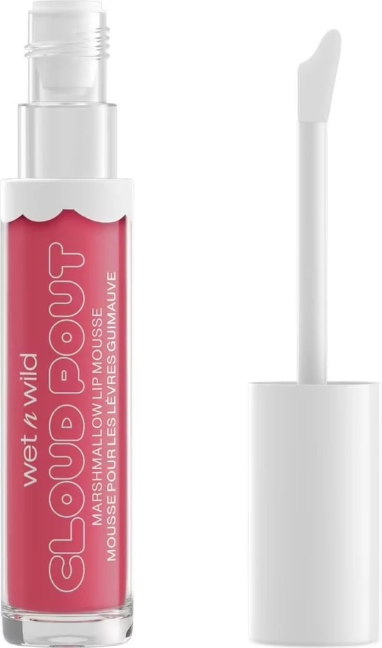 Buzëkuq për femra Wet n Wild Cloud Pout Marshmallow Lip Mousse Matte Liquid Lipstick Marsh To My Mallow 3ml