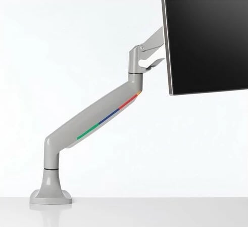 Krah monitori i dyfishtë Kensington One-Touch, 13-32", rregullim lartësie, argjendtë