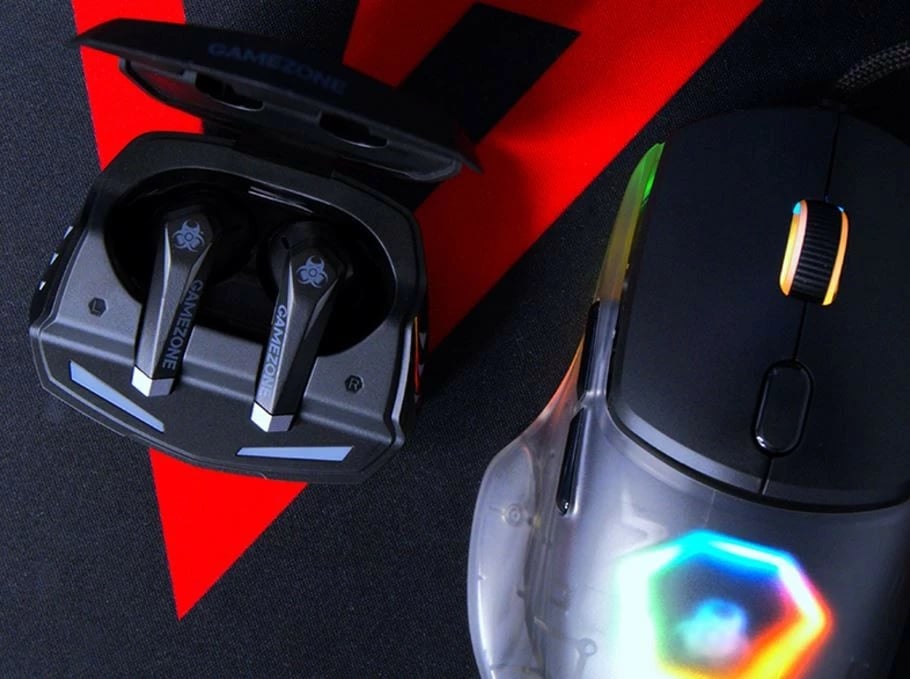 Kufje Tracer Gamezone T7 PRO TWS, wireless, Bluetooth 5.4, me mikrofon, të zeza