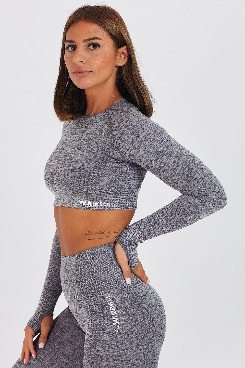 Bluzë crop për femra Gymwolves