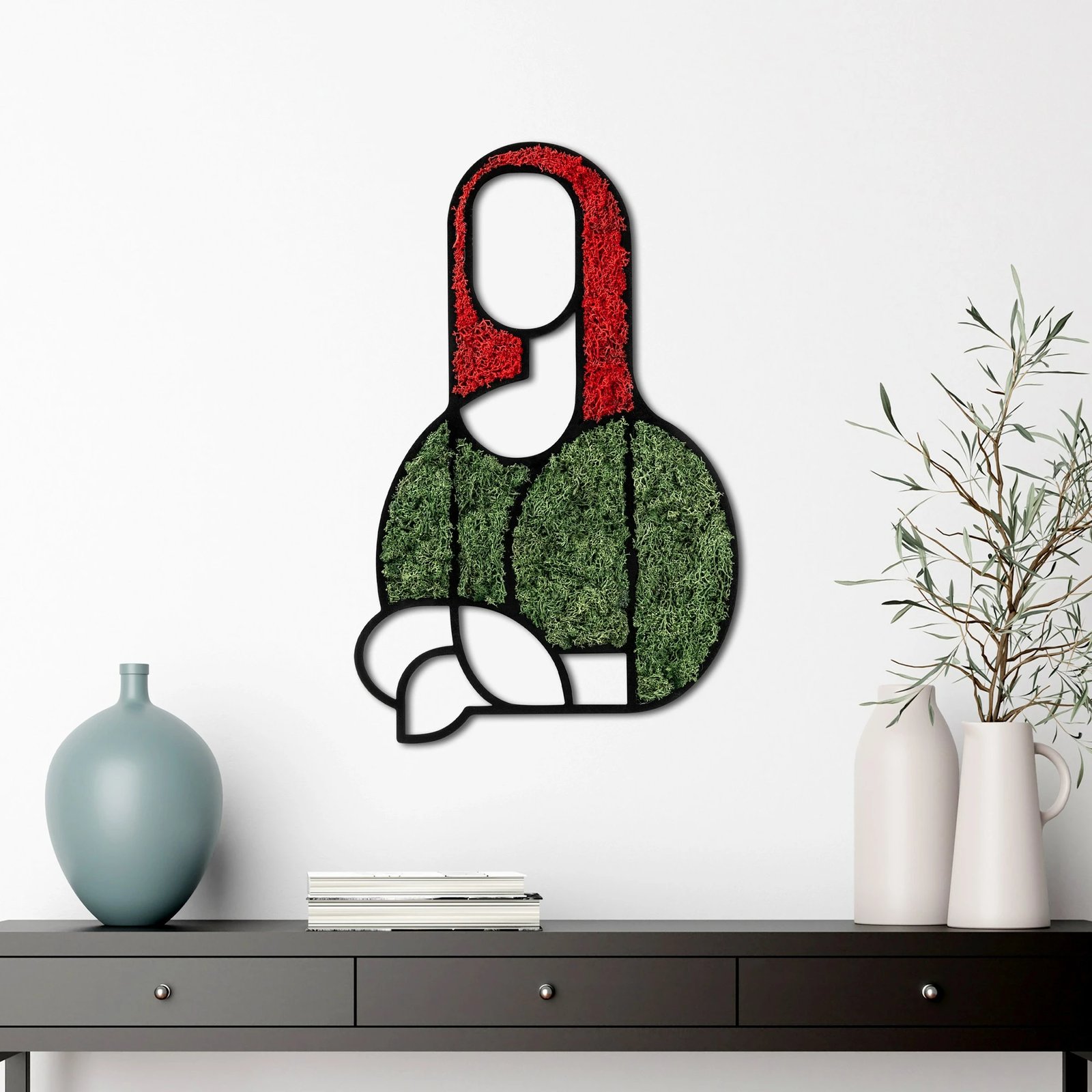 Aksesor dekorativ muri Wallity, myshk, Mona Lisa