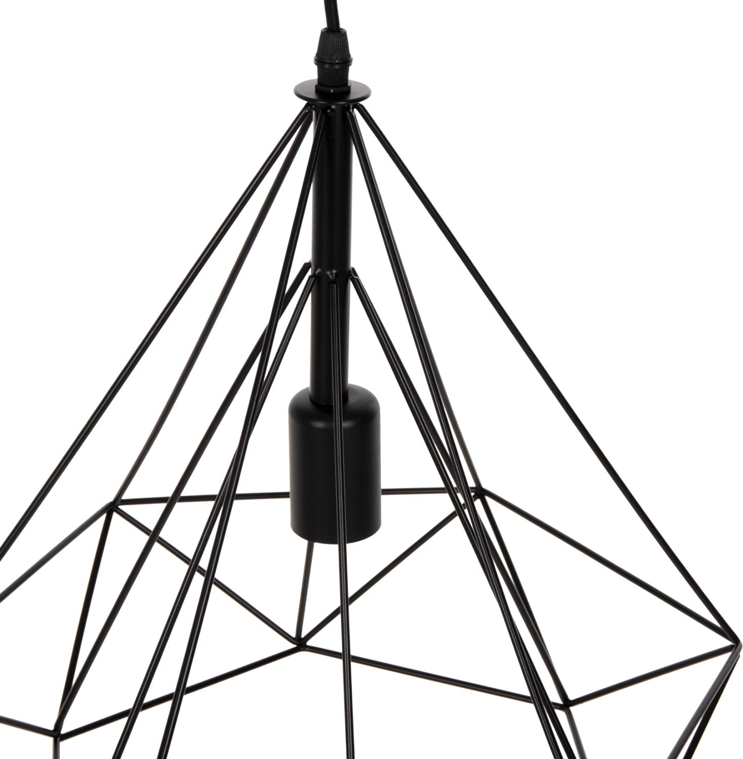 Llampë varëse tavani, FH4041, 3-drita, metal i zi, 25x22x123Hcm Llampë varëse tavani, FH4041, 3-drita, metal i zi, 25x22x123Hcm