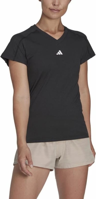 Maicë stërvitore për femra adidas, e zezë
