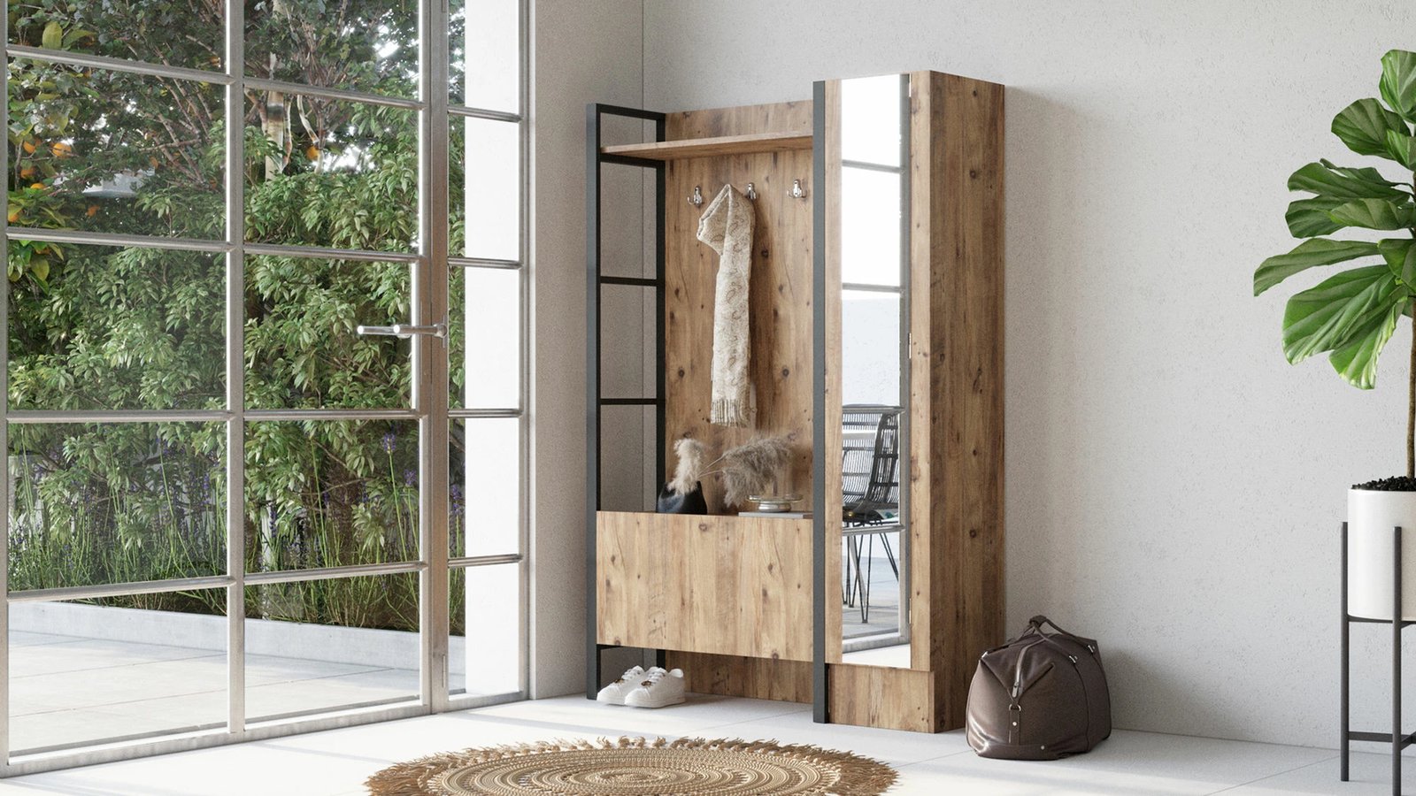 Stendë korridori Skye Decor, ngjyrë Atlantic Pine, Ml15-A