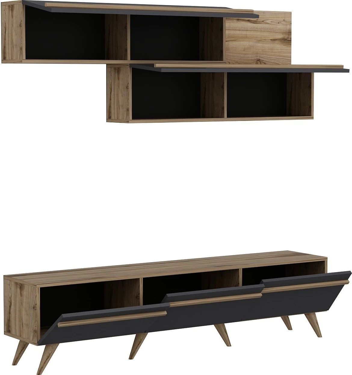 Njësi TV Skye Decor, Amsterdam - antracit, Ciragan