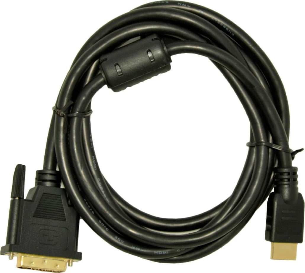 Kabllo Akyga HDMI-VGA, 1.8 m,  i zi