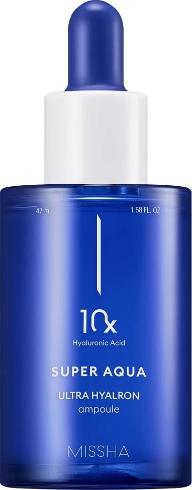 Serum për fytyrë Missha Super Aqua Ultra Hyalron Ampoule Moisturizing për femra 47ml