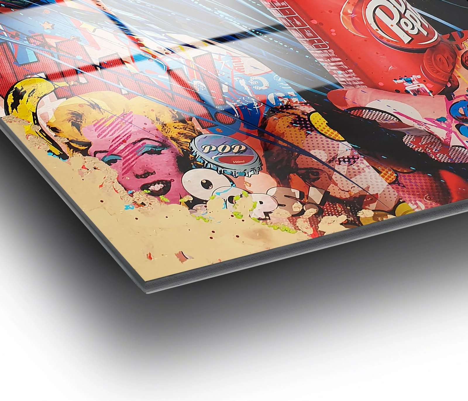 Pikturë dekorative xhami të temperuar, shumëngjyrëshe, UV-725, 70x100cm