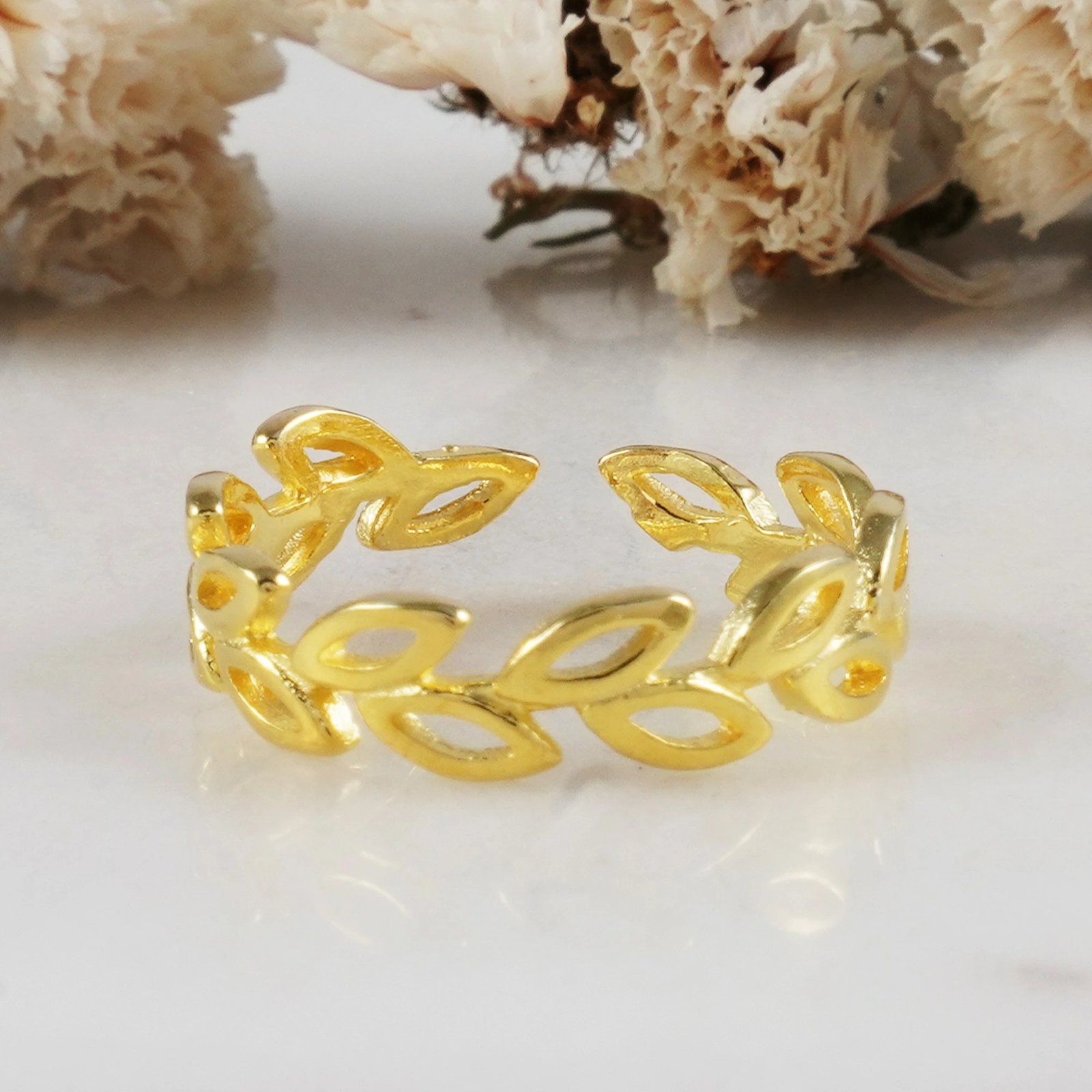 Unazë argjendi Jumeon, ngjyrë ari, 11814G