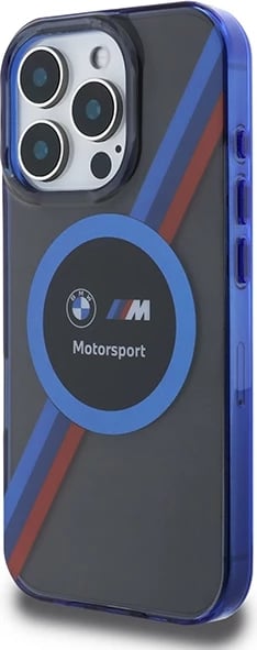 Mbështjellës BMW Motorsport IML Circle MagSafe për iPhone 16 Pro, Zi