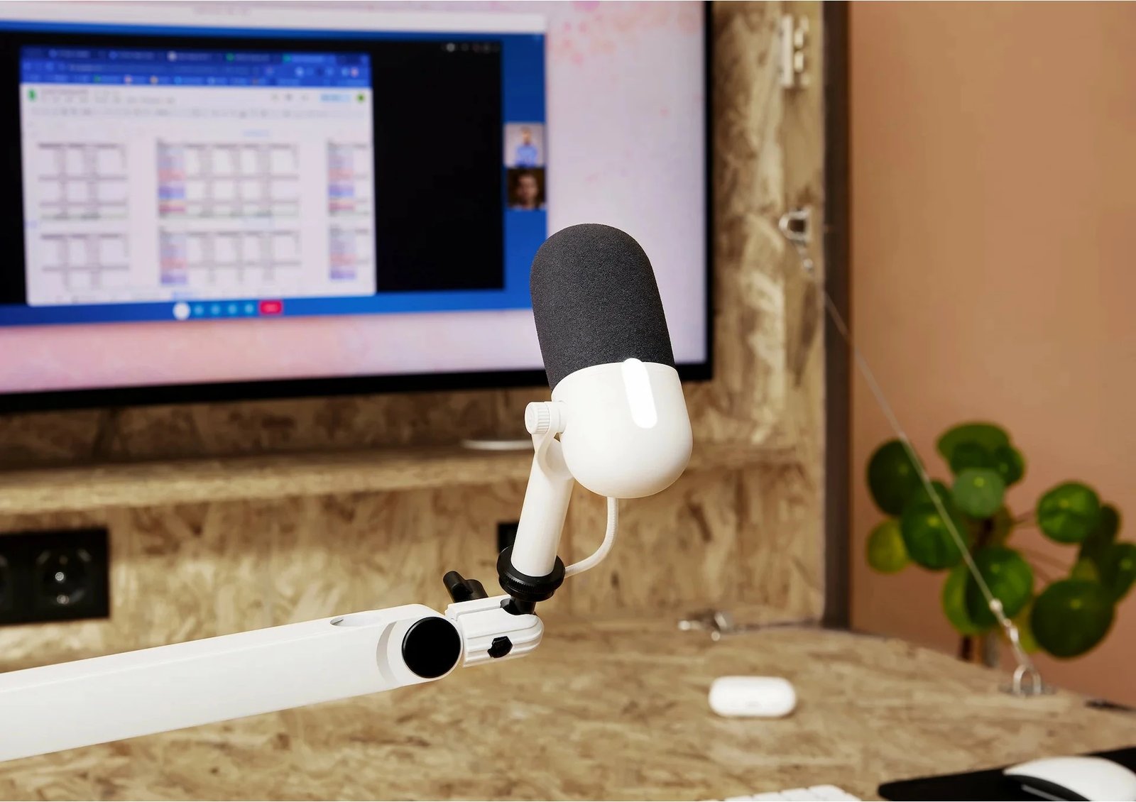 Mikrofon tavoline Elgato Wave Neo, USB/3.5mm, 24 bit, 96 kHz, i bardhë