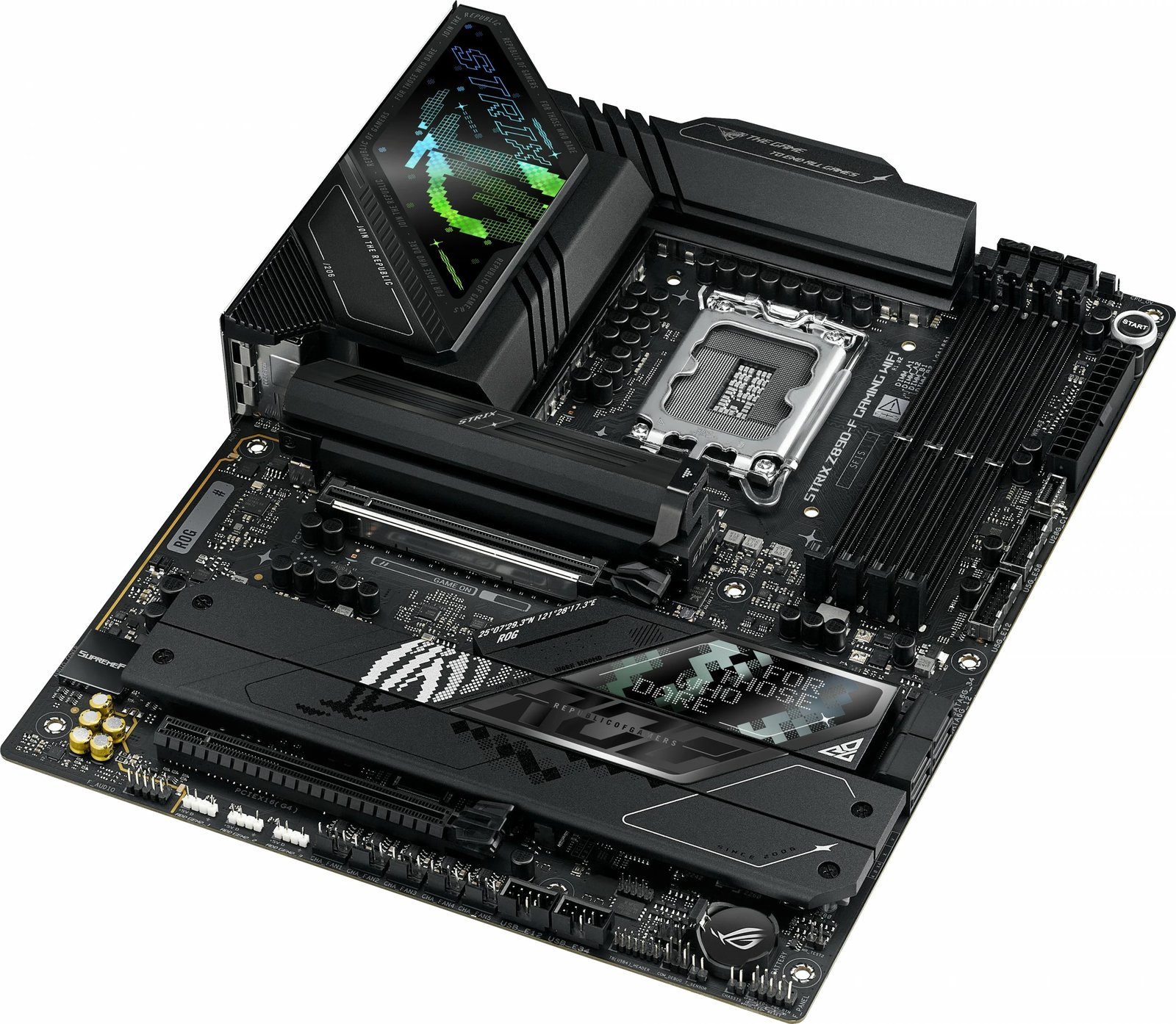 Pllakë amë ASUS ROG STRIX Z890-F GAMING WIFI, Intel, LGA 1851, DDR5, 192 GB