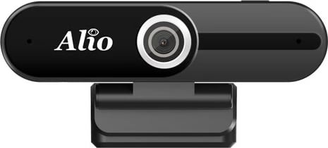 Webcam Alio FHD60 me tripod, Full HD 1080p, mikrofon, USB, e zezë