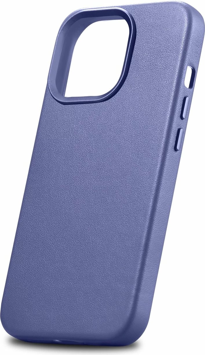 Mbështjellës iCarer për iPhone 14 Pro Max, lëkurë natyrale, MagSafe, Vjollcë e çelët