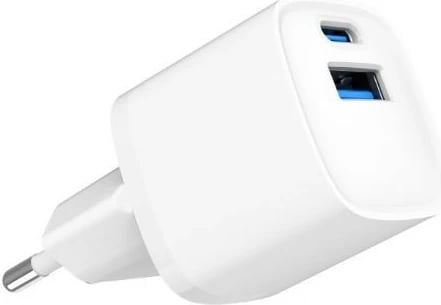 Karikues muri Gembird TA-UC-PDQC20-W-01, 20W, 2 porta USB, Bardhë
